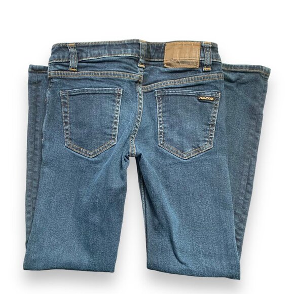 Volcom Boys Vorta Slim Straight Fit Denim Jeans - Size 25 - Picture 4 of 11
